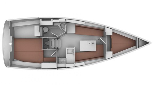 Bavaria 32 layout ©  SW